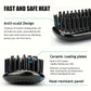 Ceramic Hair Straightener Brush for Smooth, Shiny Hair