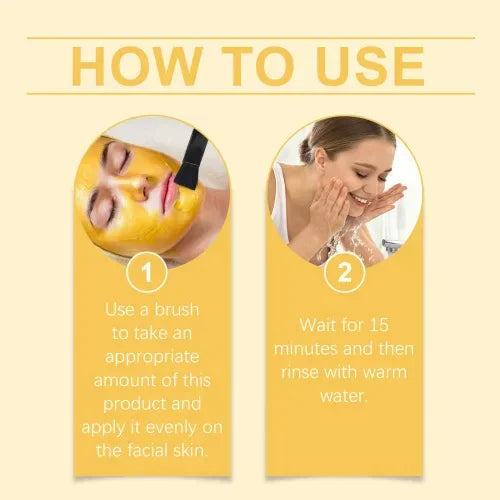 Vitamin C Mud Mask – Hydrating & Brightening Turmeric Facial Film