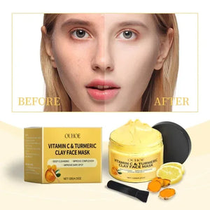 Vitamin C Mud Mask – Hydrating & Brightening Turmeric Facial Film