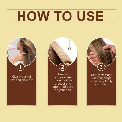Jojoba Hair Oil – Non-Greasy Vitamin E Hair Repair Oil for Dry Hair and Split Ends