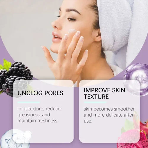 OUHOE Berry Scented Lotion lightens acne firming skin cleansing  moisturizing and smoothing