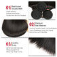 Sleek Brazilian Straight Human Hair Bundles Weaving Extension Machine