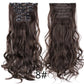 Alileader Synthetic Clip-on Hair Extensions Straight/Curly