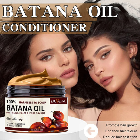 100% Natural Batana Oil Batana Butter Hair Mask Treatment Deep Conditioner for Dry Damaged Hair and Growth Nourishing & Smooth
