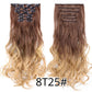 Alileader Synthetic Clip-on Hair Extensions Straight/Curly