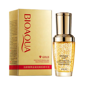 Gold Collagen Elastin Serum Anti Wrinkle Aging Moisturizing Serum Acne Treatment Whitening Face Ageless Skin Care