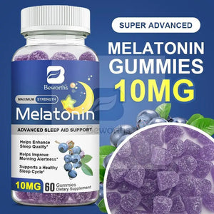 MINCH / B BEWORTHS Melatonin Gummies – 10mg Blueberry Sleep Aid