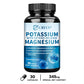 Potassium Magnesium - Support Bone Health, Muscle Spasms, Beauty, Improve Sleep Quality