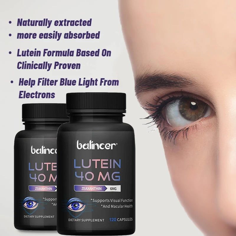 Balincer Lutein & Zeaxanthin – Eye Health, Vision Support & Blue Light Protection