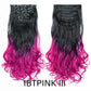 Alileader Synthetic Clip-on Hair Extensions Straight/Curly