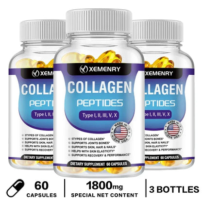 Xemenry Collagen Capsules – Boost Skin, Hair, Joints & Energy Naturally