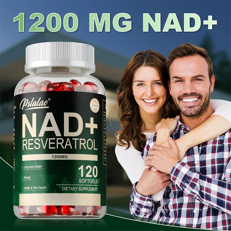 Pslalae NAD+ Resveratrol – Anti-Aging, Energy & Cell Health Supplement