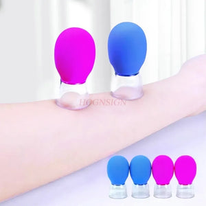 8pcs Facial cupping device lifts facial muscles, lifts cupping massage, silicone vacuum cup scraping