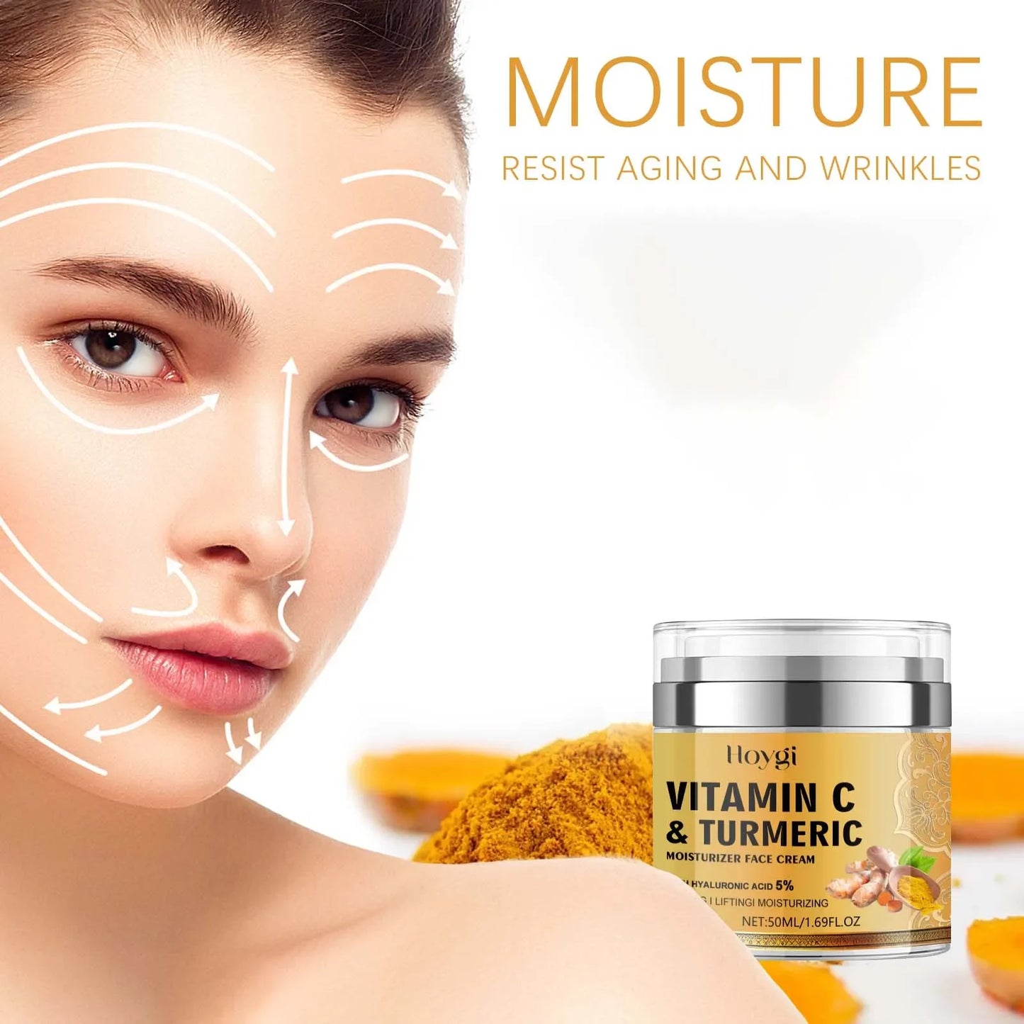 Vitamin C & Turmeric Moisturiser Face Cream