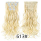 Alileader Synthetic Clip-on Hair Extensions Straight/Curly
