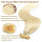 Blonde Natural U Tip Fusion Hair Extensions