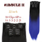 Alileader Synthetic Clip-on Hair Extensions Straight/Curly