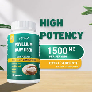 Xemenry Psyllium Husk – Natural Fiber for Digestion, Cleansing & Detox