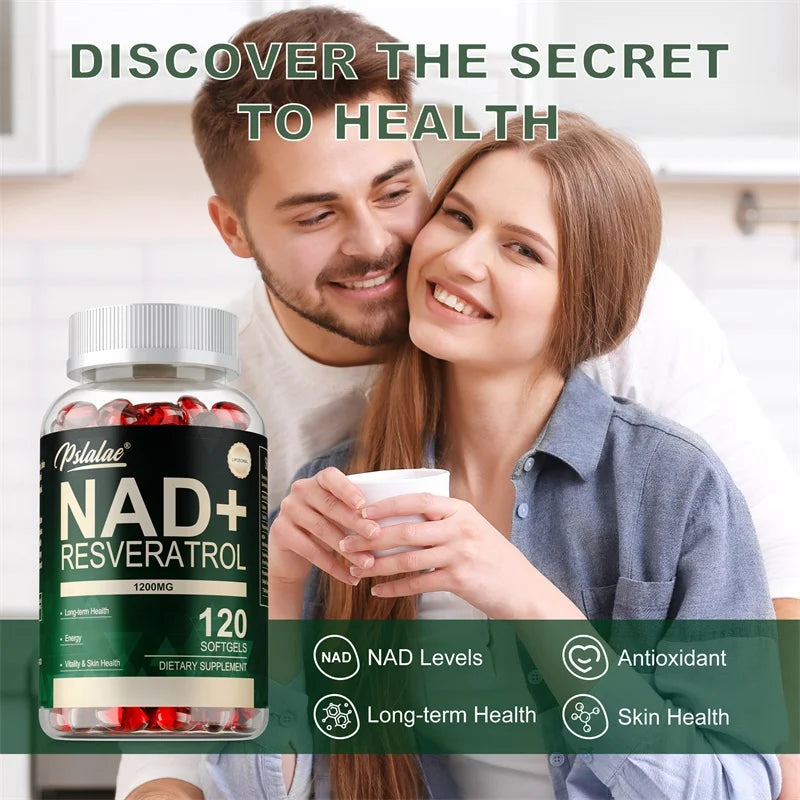 Pslalae NAD+ Resveratrol – Anti-Aging, Energy & Cell Health Supplement