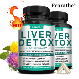 Bcuelov Liver Detox – Milk Thistle & Herb Blend for Liver Health & Cleansing