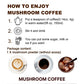 Bunkell Mushroom Coffee – Premium 6 Mushroom Coffee Blend for Energy, Focus, and Immune Support