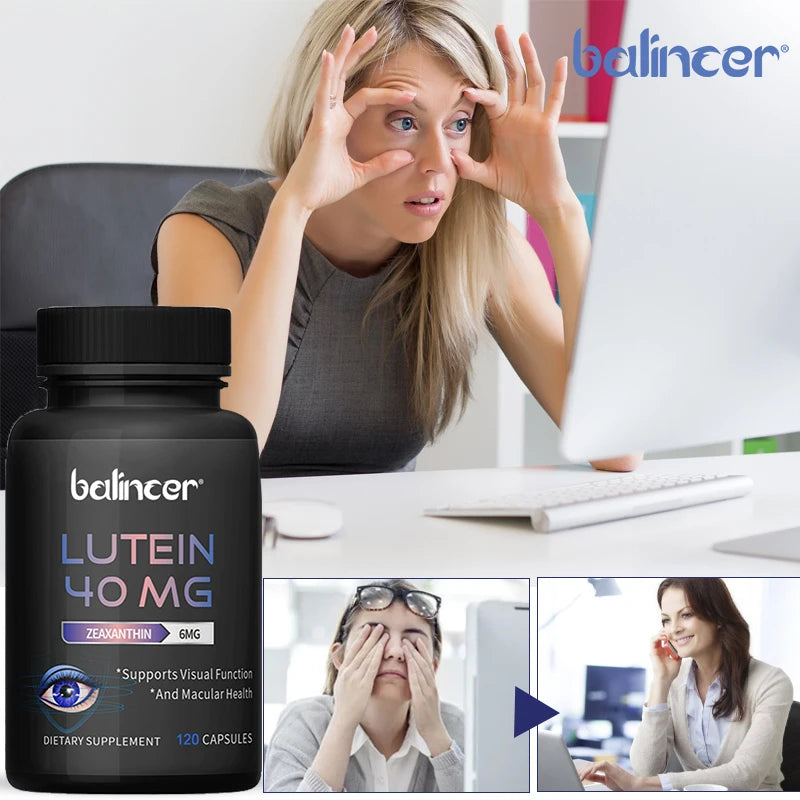 Balincer Lutein & Zeaxanthin – Eye Health, Vision Support & Blue Light Protection