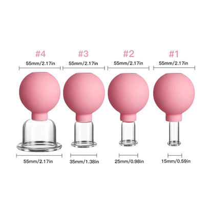 MARFLY Vacuum Cupping Set – Glass Cups for Blood Circulation & Pain Relief