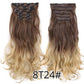 Alileader Synthetic Clip-on Hair Extensions Straight/Curly