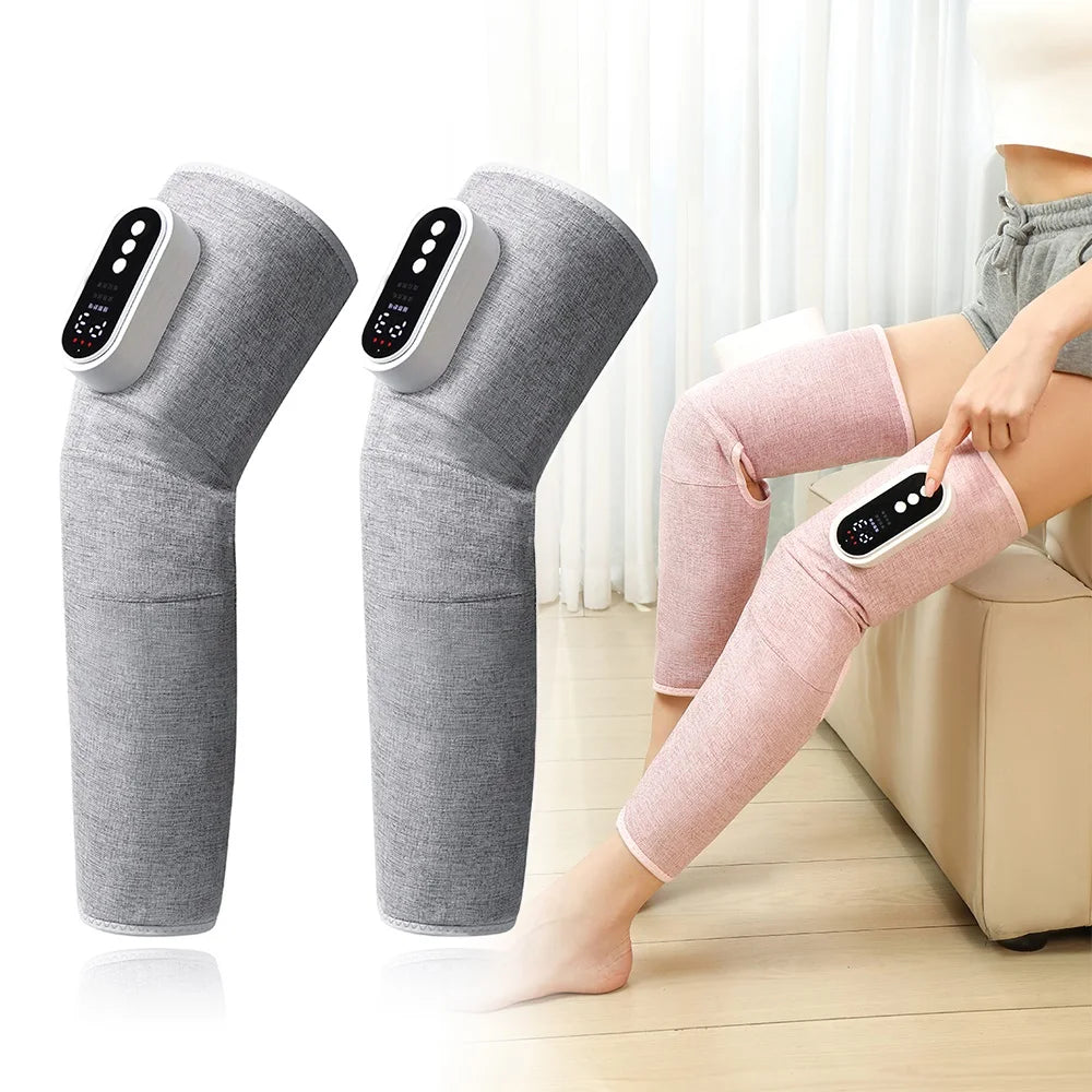 Foreverlily Wireless Electric Leg and Knee Massager with Air Compression and Vibration