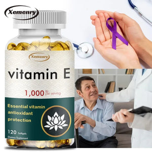 Xemenry Vitamin E 1000IU Capsules – Skin, Heart & Immune Support