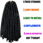 Sallyhair 14inch Synthetic Faux Soft Afro Dreadlock Crochet Braids