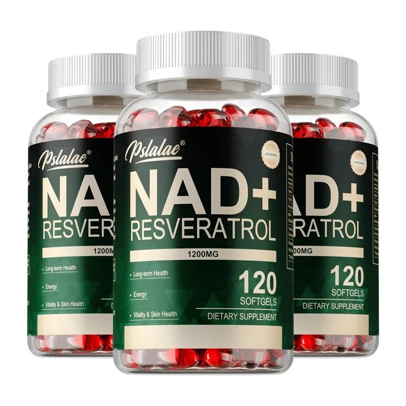 Pslalae NAD+ Resveratrol – Anti-Aging, Energy & Cell Health Supplement
