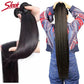 Sleek Brazilian Straight Human Hair Bundles Weaving Extension Machine