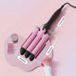 Ceramic Curling Iron – 3 Tube Hair Curler with LED & Rapid Heating