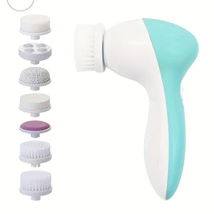 Facial Cleansing Brush – 7‑in‑1 Rotating Face Brush for Deep Clean