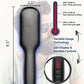 Ceramic Hair Straightener Brush for Smooth, Shiny Hair