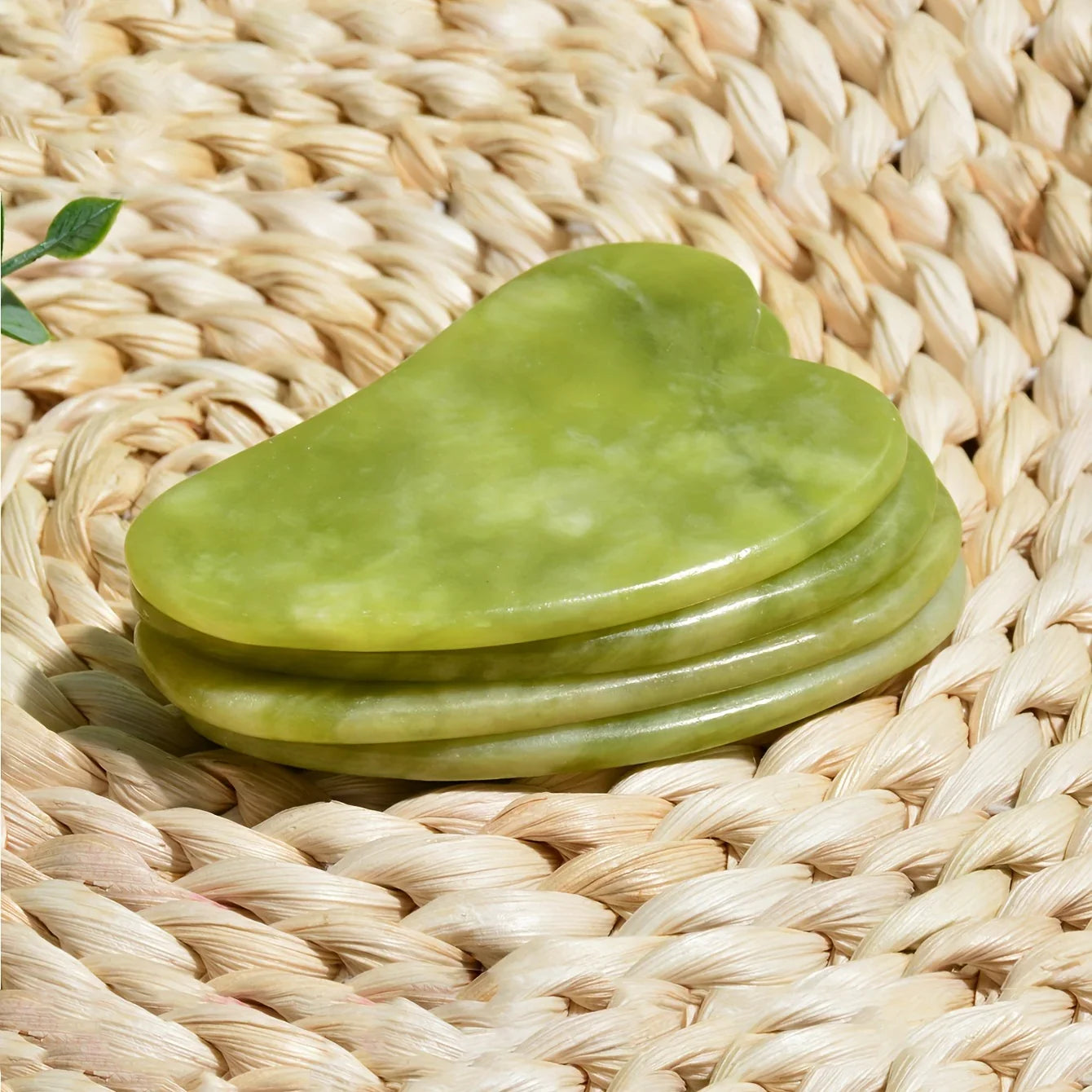 Jade Roller Set – Gua Sha and Face Massager for Natural Beauty & Glow